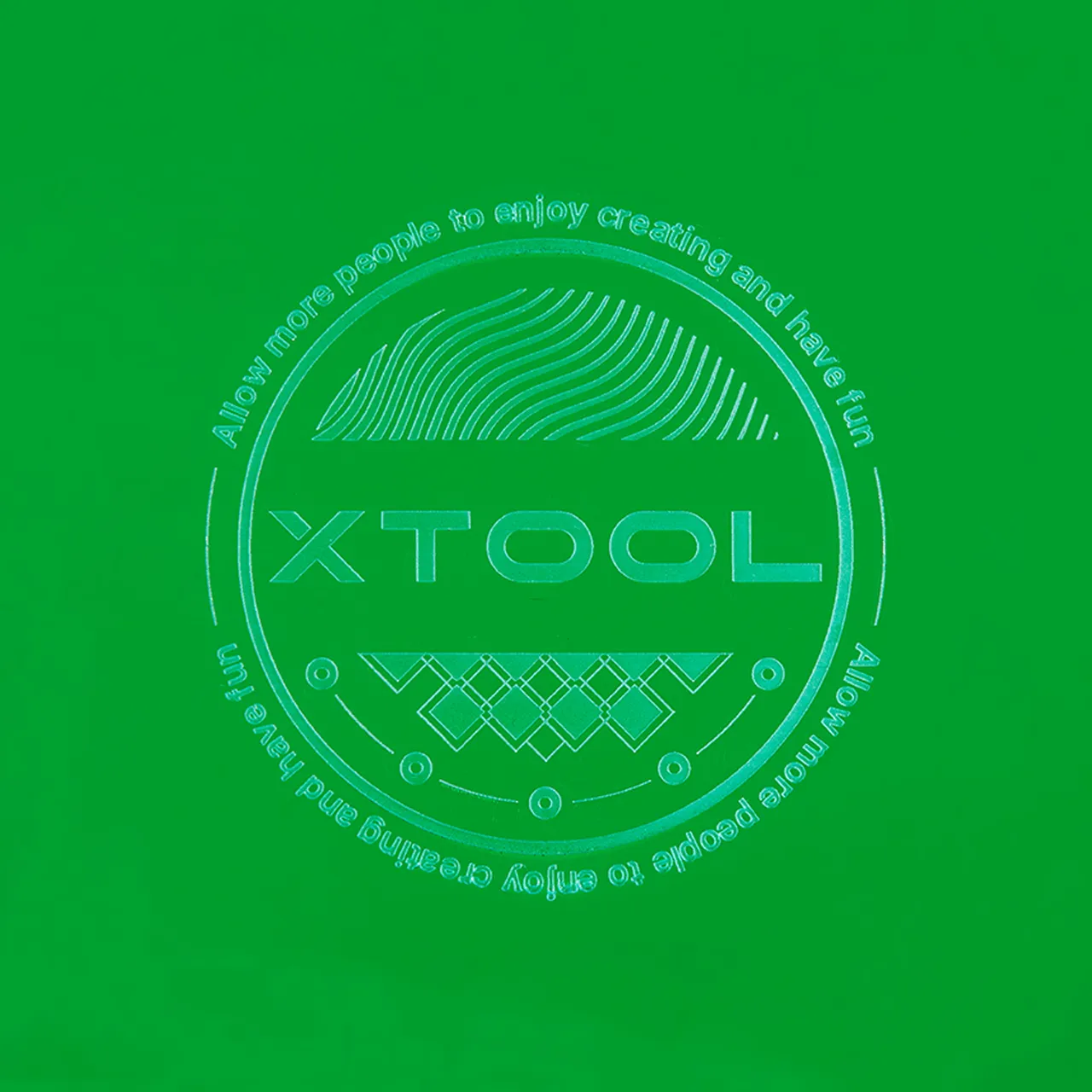 1/8"(3mm) Green Translucent Acrylic test grid