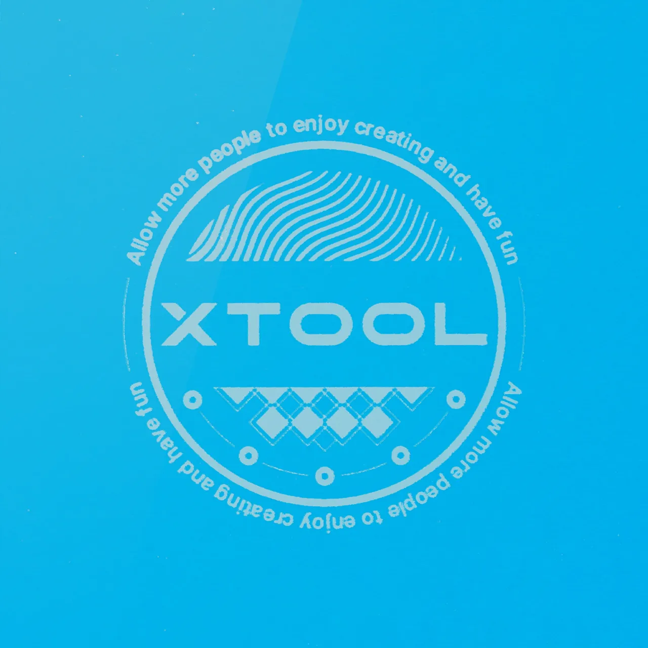 Blue Metal Business Card test grid