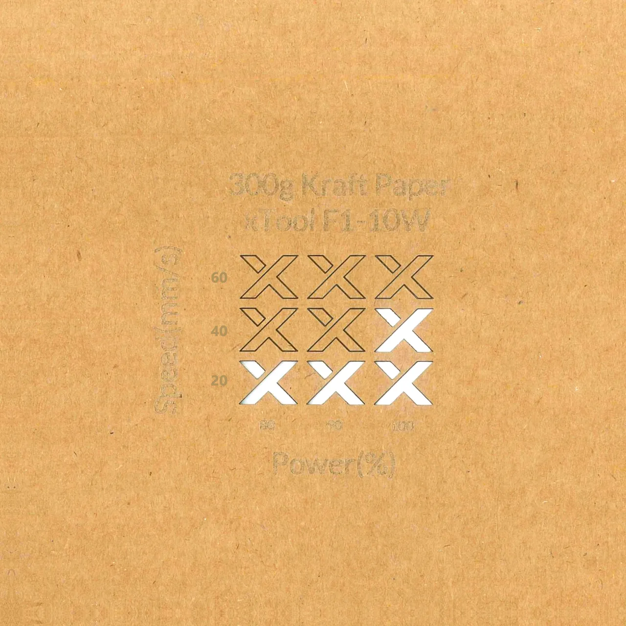 Kraft Paper-9oz(300g) test grid