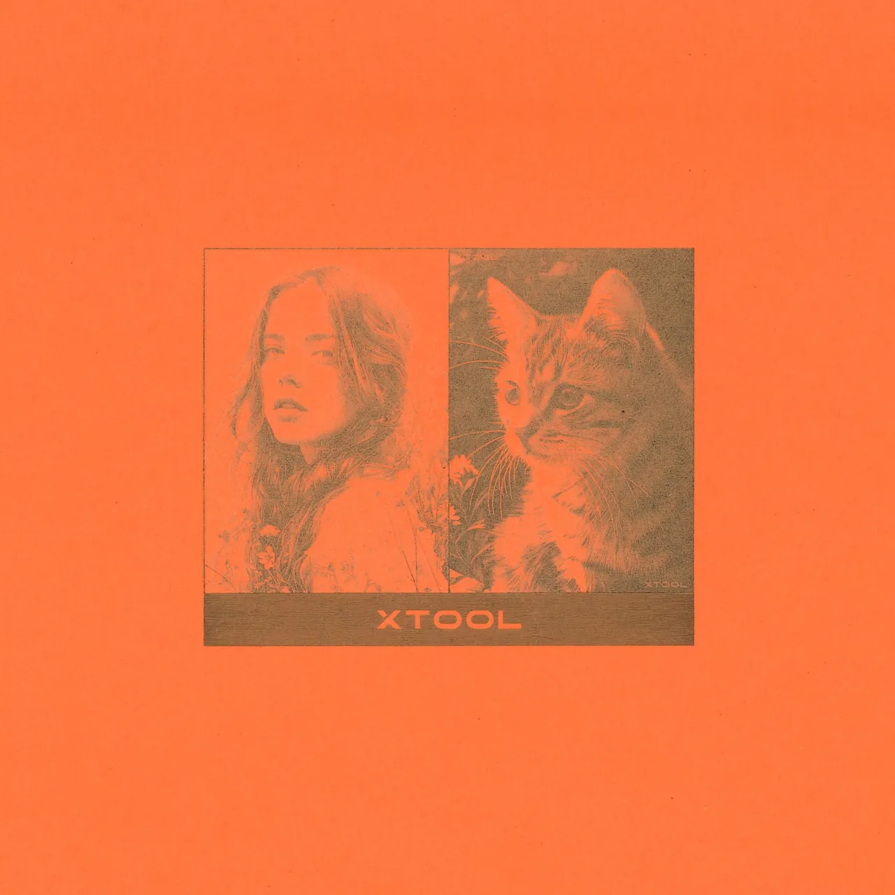 Orange Cardstock-9oz(300g) test grid
