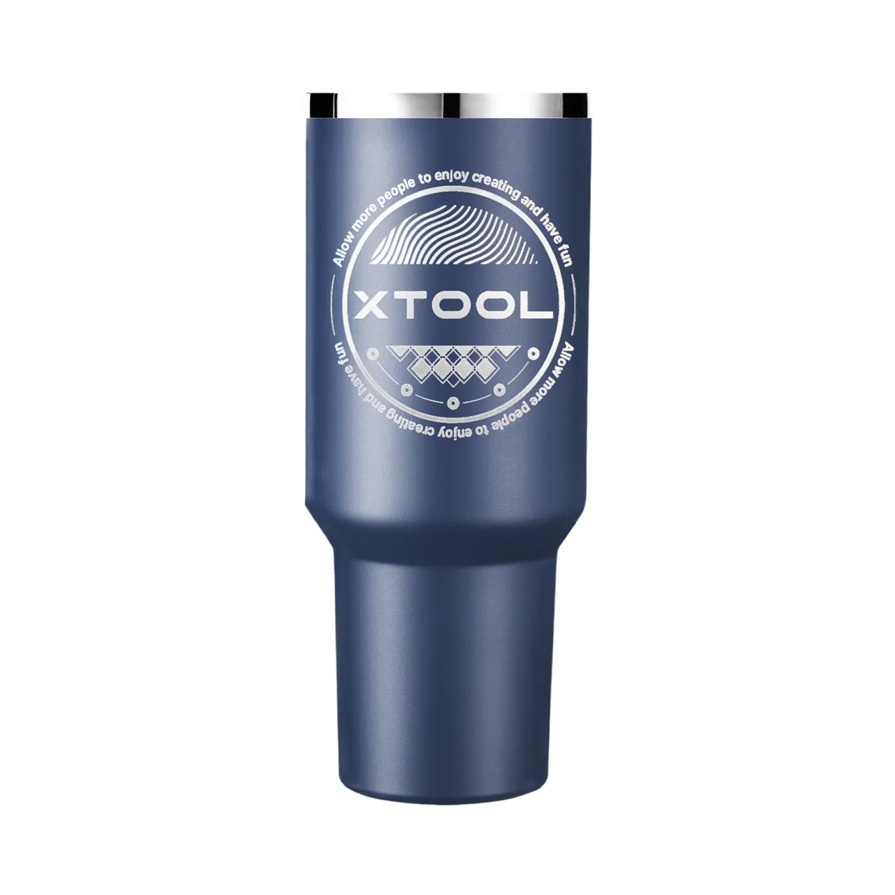 20oz(600ml) Navy Tumbler kit with Handle test grid