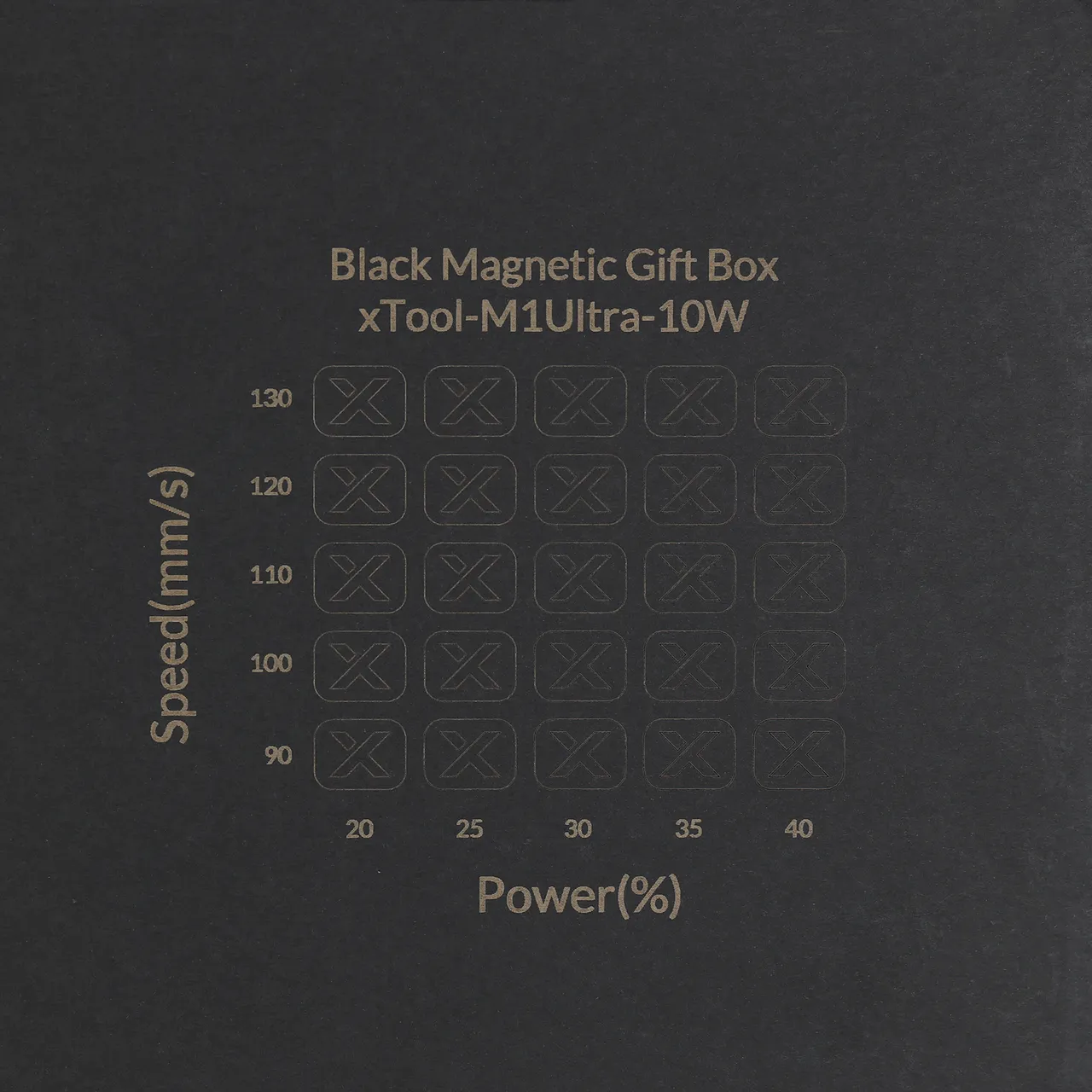 Grey Cardstock Mounted Black Kraft Paper-4.4oz(150g) test grid