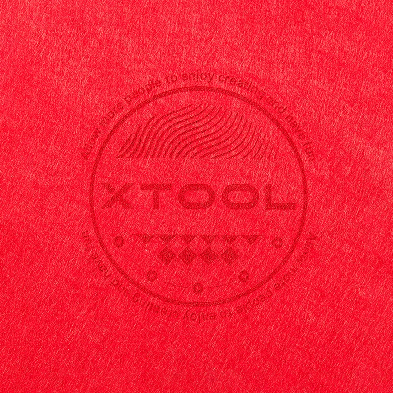 3/64"(1mm) Red Felt test grid