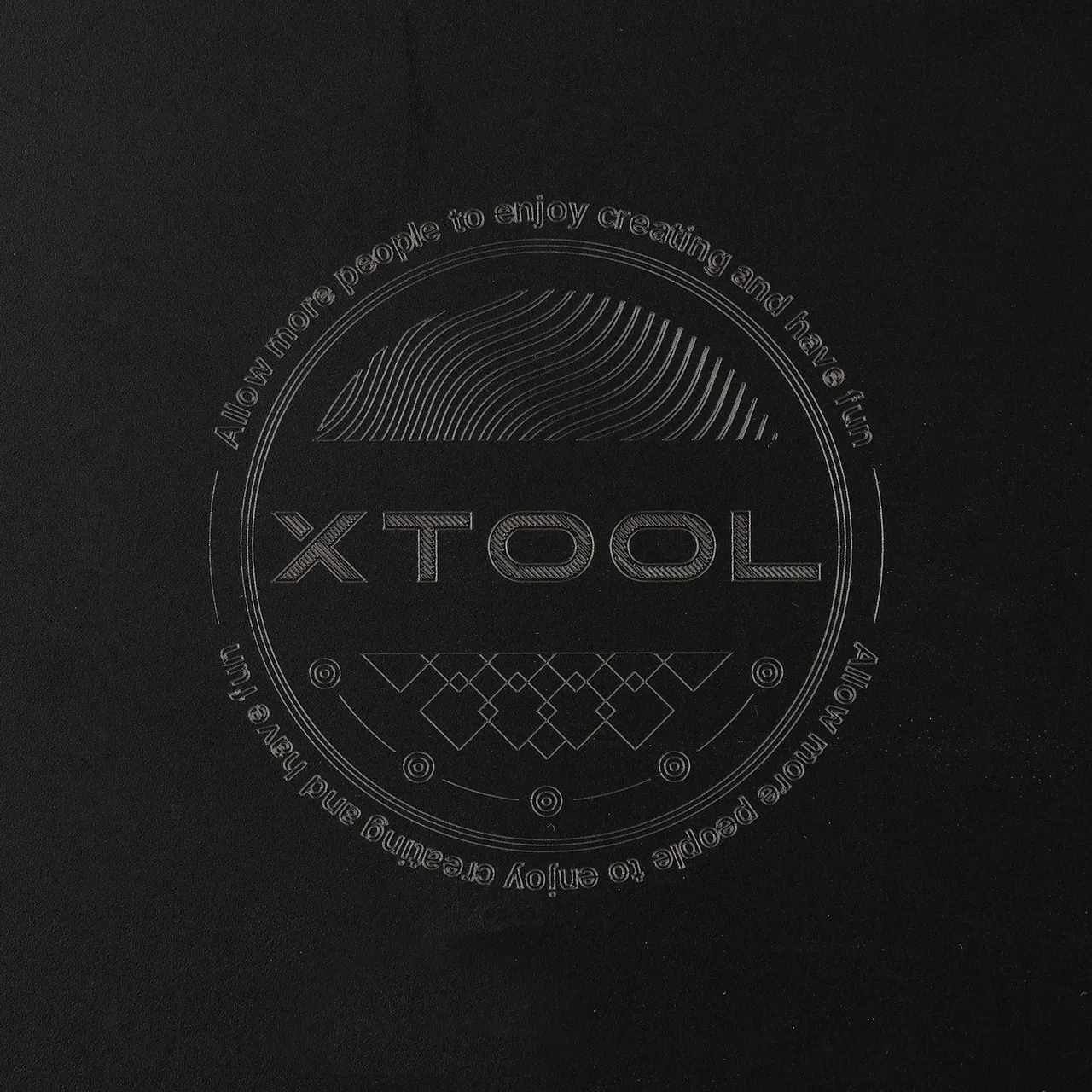 1/8"(3mm) Frosted Black Acrylic test grid
