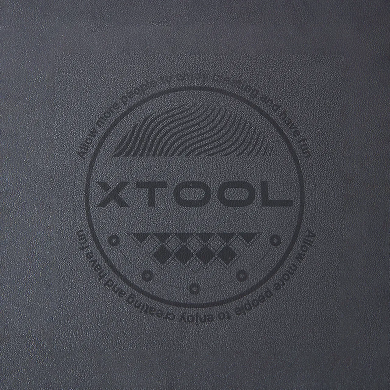 Black PU Leather test grid