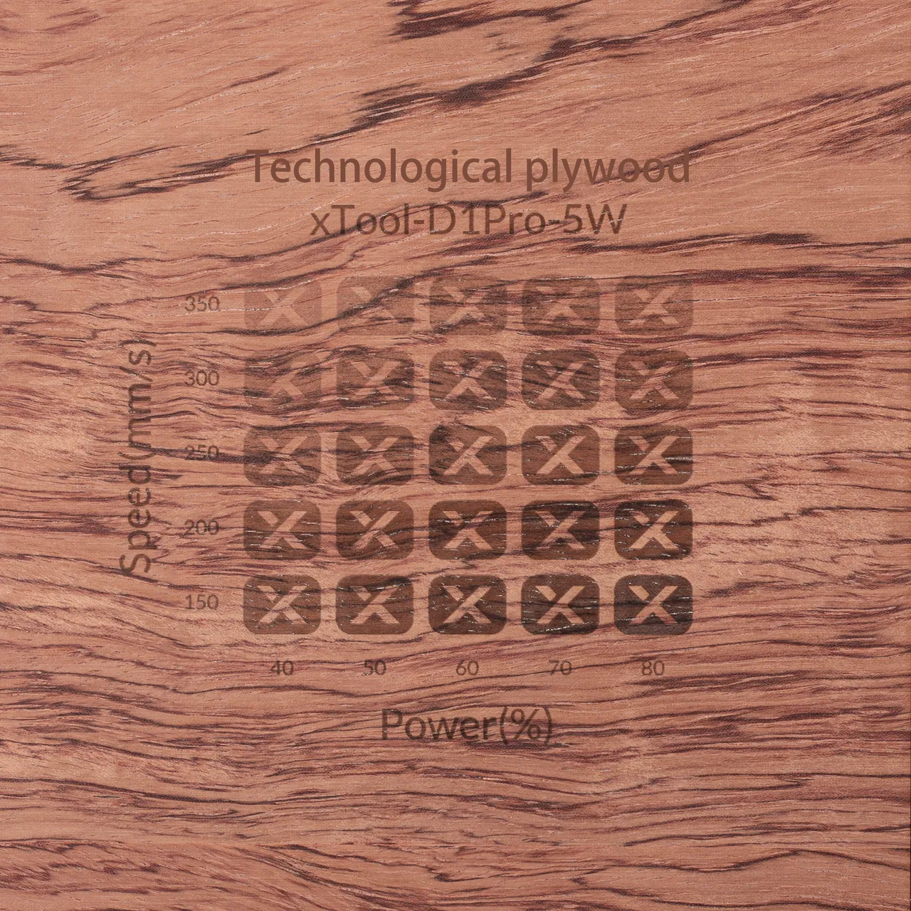 1/8"(3mm) Technological Plywood test grid