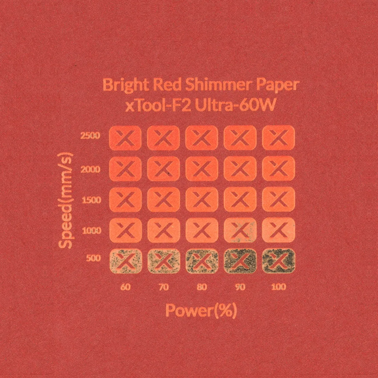 Bright Red Gift Card Envelope test grid